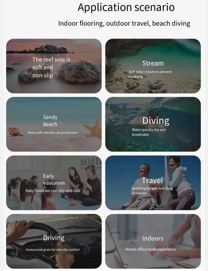 Maxmana Secret أحذية رياضية مائية للأطفال بدون حذاء، سريعة الجفاف، غير قابلة للانزلاق للشاطئ وركوب الأمواج وحمام السباحة، جوارب للأولاد والبنات - Image 3