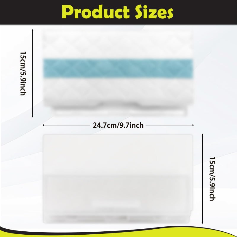 Chuancheng 20 Pack VACMOP Disposable Hard Floor Vacuum and Mop Pad Refills for Shark Pro VM252 VM251 VM250 VM200 VC205 QM250 VM190 VM200P12 VMP30 Vacuum Cleaner Replacement Parts - Image 2