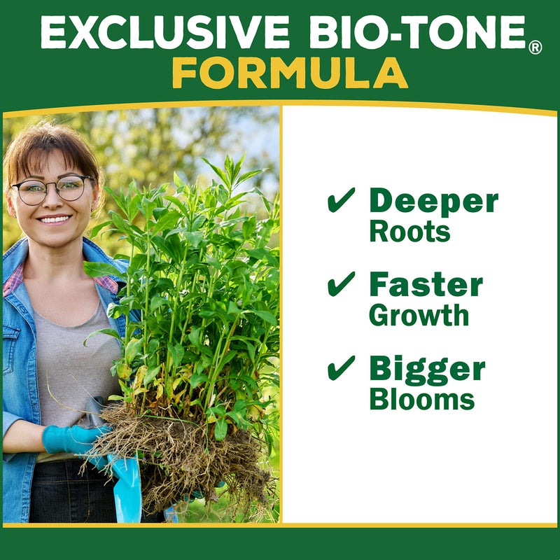 Espoma Organic Bio-Tone Starter Plus 4-3-3 Natural & Organic Starter Plant Food with Both Endo & Ecto Mycorrhizae; 4 lb. Bag; The Ultimate Starter Fertilizer - Pack of 1 - Image 5