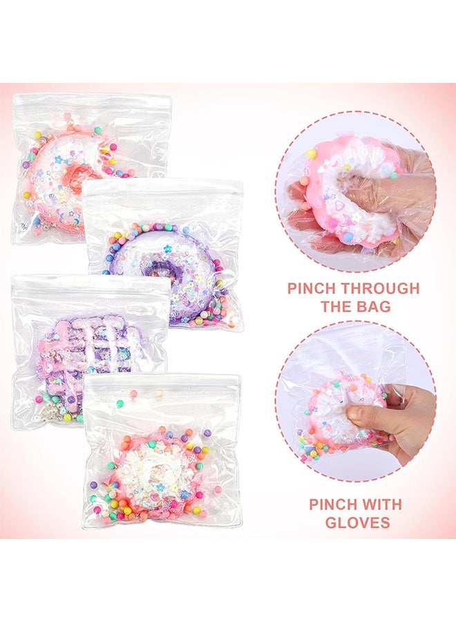 واي جيه 4 قطع ألعاب اسفنجي ، ألعاب جديدة لفك الضغط ، ضغط القط مخلب دونات الإجهاد الكرة قرصة لطيف PVC الألعاب الحسية لتخفيف التململ الصاعد على شكل أشياء جديدة أعياد الميلاد تأثيري حزب مقابل التعبئة والتغليف ديكورات الهدايا - Image 4