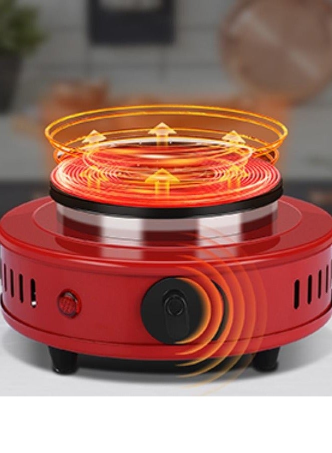 500W Electric Hot Plate – Adjustable Thermostat Control, Compact Single Burner with Iron Heating Plate for Cooking & Heating  - Image 2