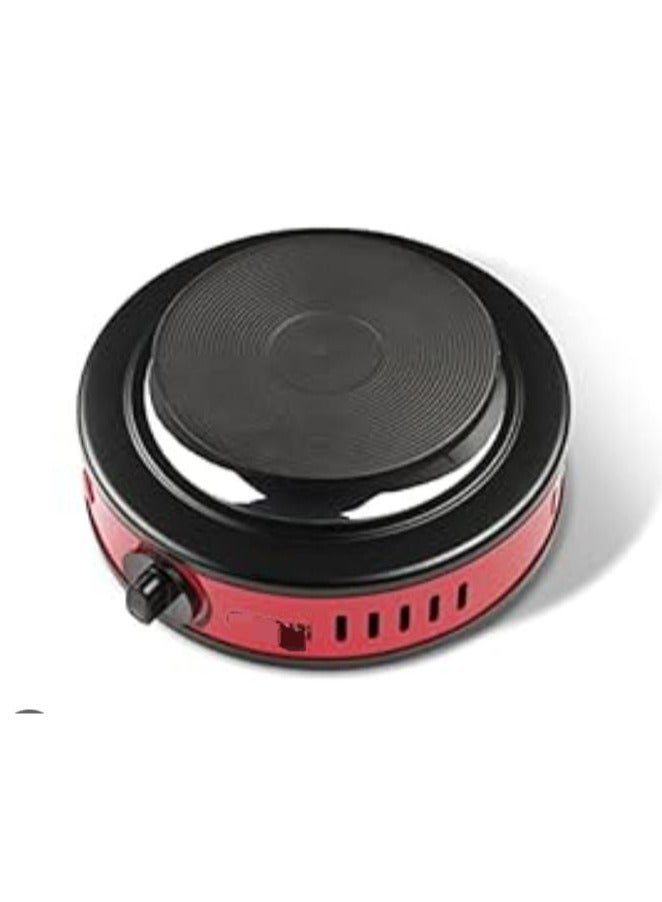 500W Electric Hot Plate – Adjustable Thermostat Control, Compact Single Burner with Iron Heating Plate for Cooking & Heating  - Image 3