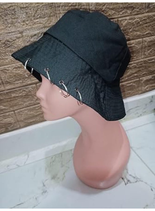 Imported sun protection cap for women suitable for outdoor camping, hiking, travel, and fishing; black, one size. - Image 4
