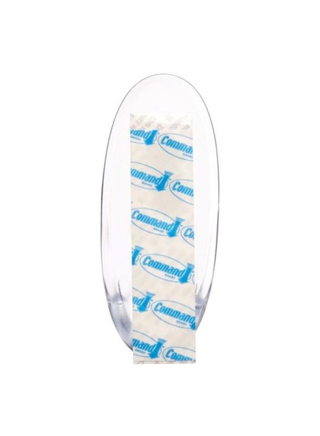 Command Hook with 2 Strips Clear Large 17093  - Image 3