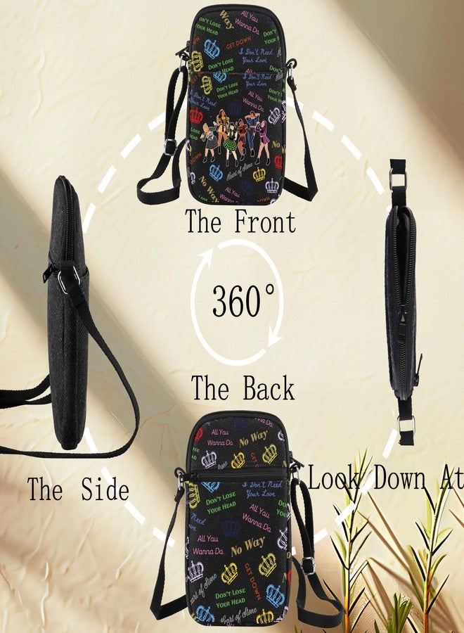 LEVLO Six Queen Cross Body Bag Musical Theater Lover Gift Six Queen Musical Shoulder Bagg Musical Six Queen Merchandise - Image 5