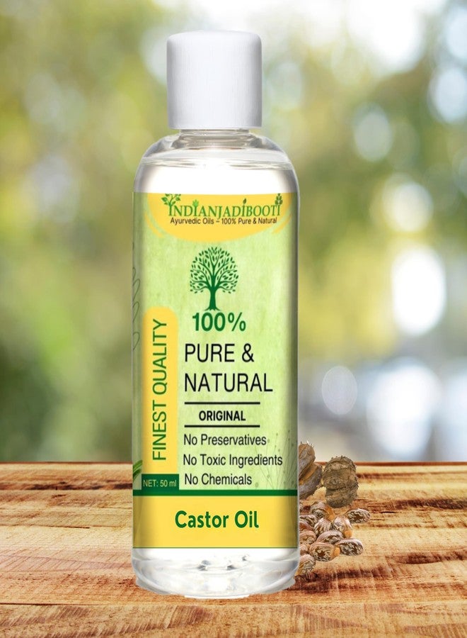 IndianjadiBooti Castor Oil (Arandi Tel) - 100% Pure & Cold-Pressed | Ayurvedic Hair, Skin & Wellness Oil | (Pack of 2) - Image 3