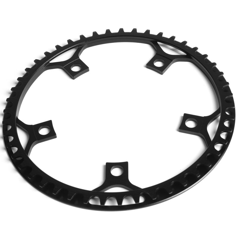 Litepro Single Speed Chainring 47T Black 130mm BCD 5 Bolts - 7075-T6 Aluminum Alloy Forged Lightweight Strong Strength Chainring for Folding Bikes - Image 2