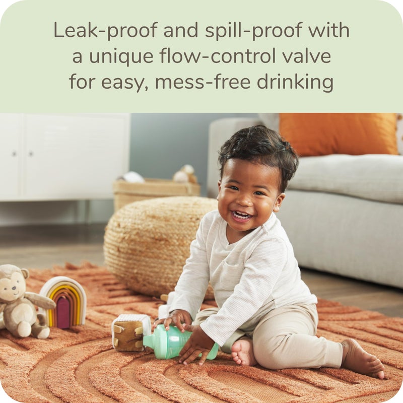 NUK Fun Grips Hard Spout Sippy Cup, 10 oz. | Easy to Hold, BPA Free, Spill Proof Toddler Cup, 4pk - Image 3