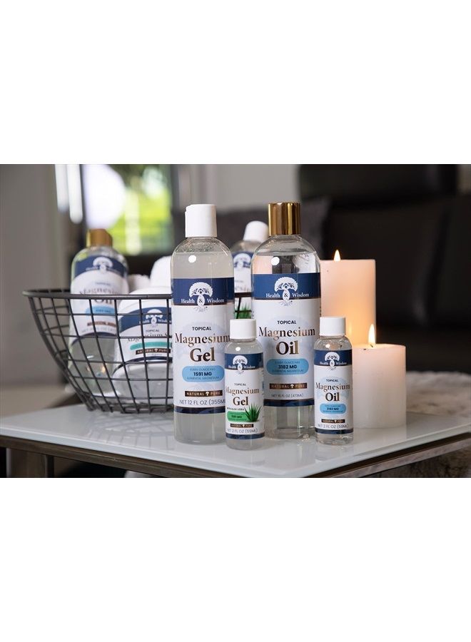 Health and Wisdom بلورات حمام المغنيسيوم 8 حمامات، 12 أونصة - Image 5