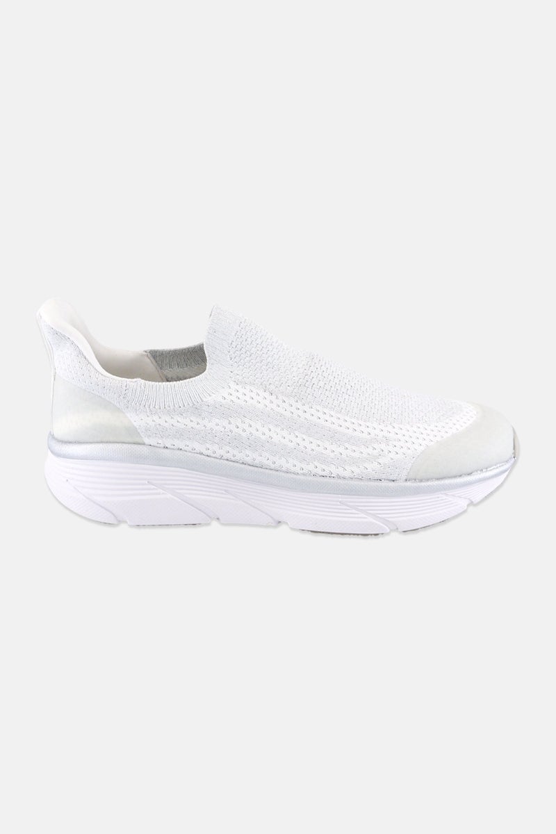 XOXO Women Slip On Casual Sneakers, Off-White - Image 4