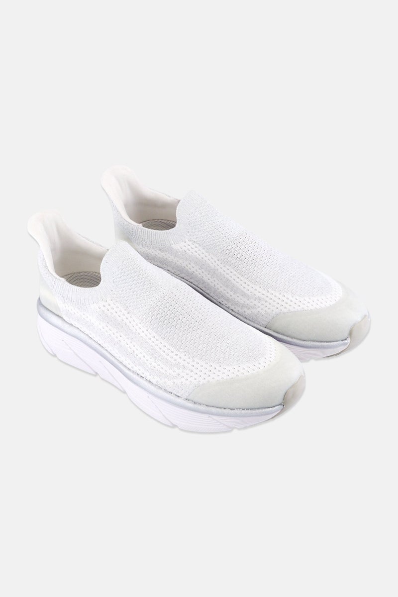 XOXO Women Slip On Casual Sneakers, Off-White - Image 2