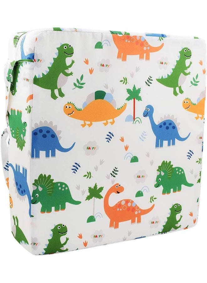 SUNMALL وسادة رفع كرسي الطعام من صنمال قابلة للحمل وقابلة للفك وقابلة للتعديل كرسي مرتفع للأطفال الرضع والأطفال الصغار والأطفال وسادة مقعد سميكة قابلة للغسل - Image 1