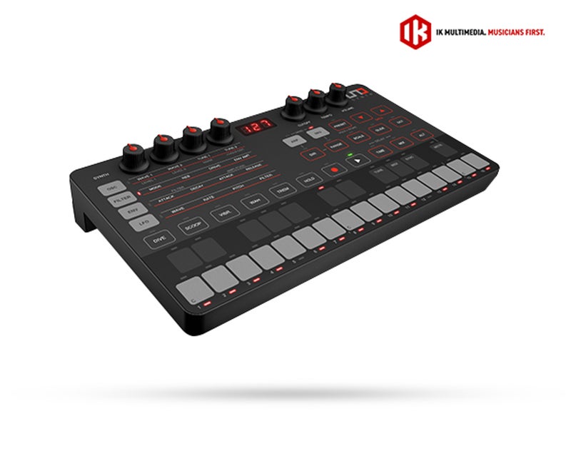 IK Multimedia UNO Synth Compact Analog Mono Synthesizer with Sequencer & Arpeggiator USB MIDI  Synth - Image 1
