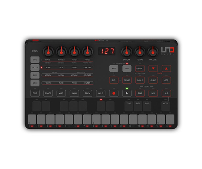 IK Multimedia UNO Synth Compact Analog Mono Synthesizer with Sequencer & Arpeggiator USB MIDI  Synth - Image 2