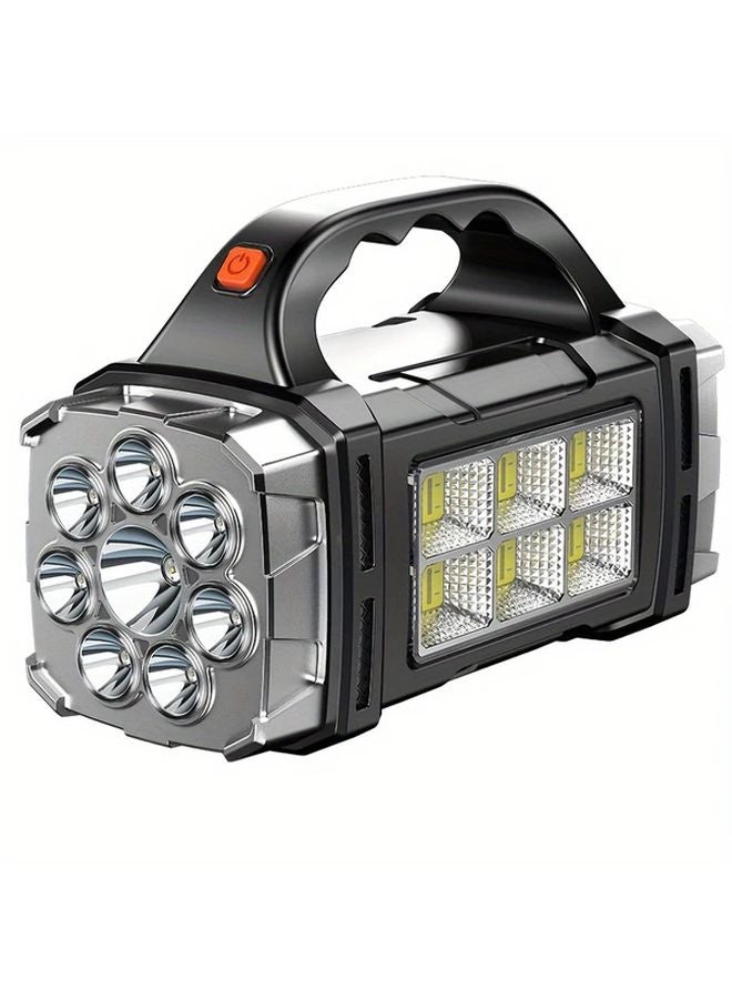 AB18 Ultra Bright Rechargeable LED Flashlight Portable Handheld Lamp USB Charging COB Work Light For Outdoor Camping - Image 1