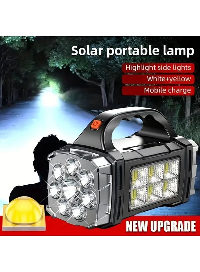 AB18 Ultra Bright Rechargeable LED Flashlight Portable Handheld Lamp USB Charging COB Work Light For Outdoor Camping - Image 2