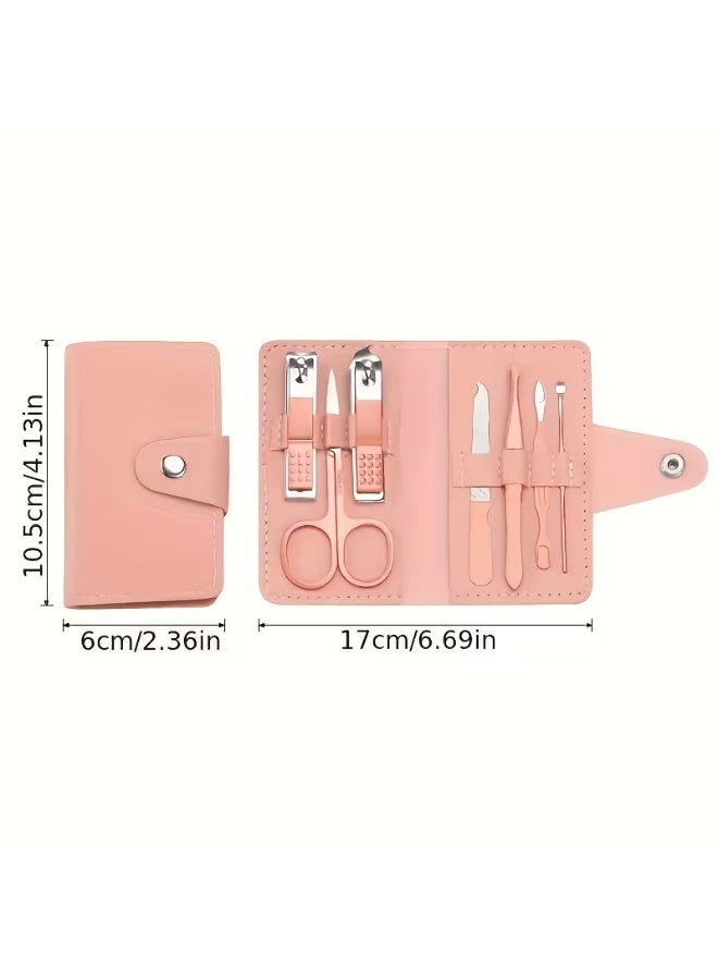 Rozino 7 PCS Portable Manicure Set with Nail Clippers - Image 2
