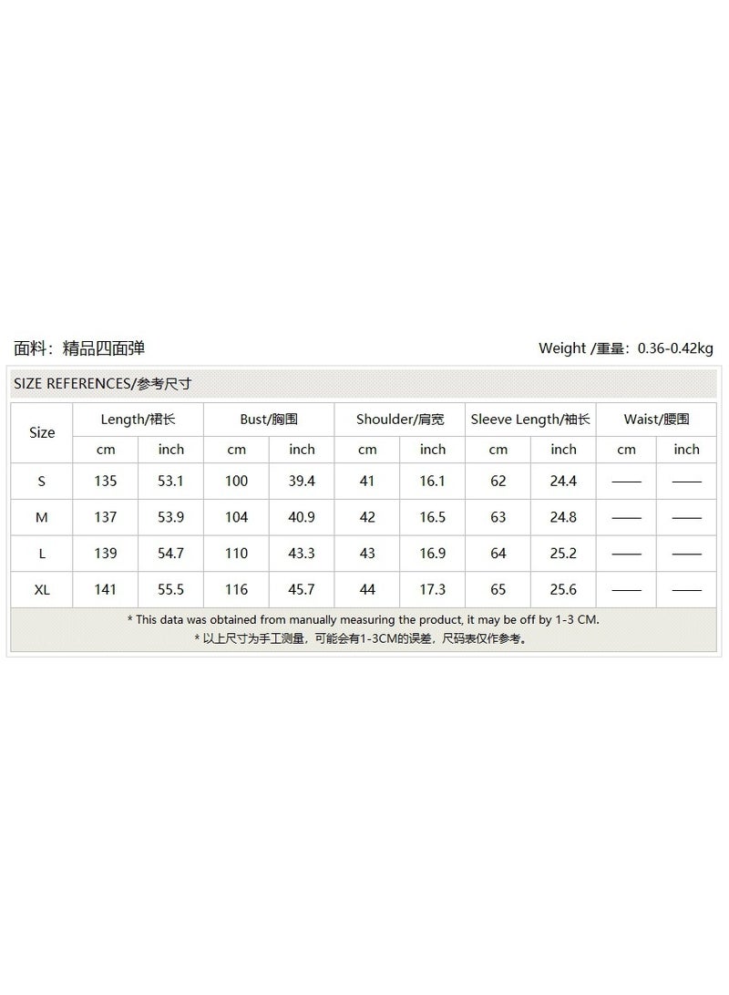 Muslim Women's Modest Long Sleeve Dress with Tie-Waist - Image 4