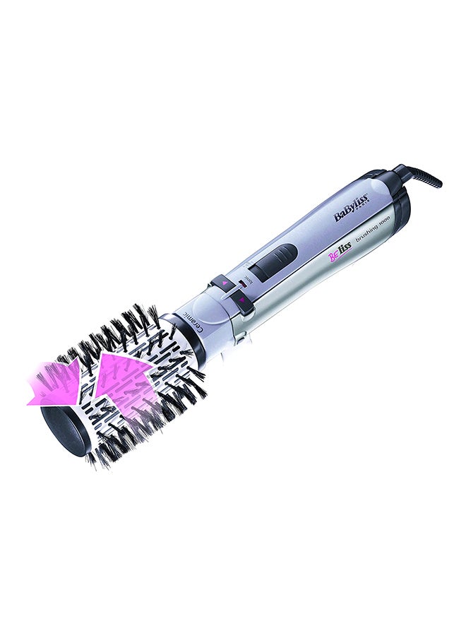 BaByliss Beliss Brushing 1000 Air Brush With 4 Attachments Purple - Image 2