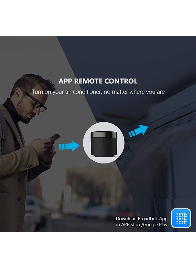برودلينك جهاز تحكم عن بعد ذكي شامل يعمل بالأشعة تحت الحمراء للمنزل أسود - Image 3