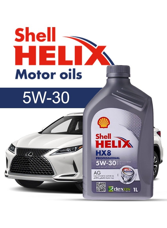 Shell Engine Oil – For Lexus RX V6 2022 - 2009, 6 Liter,  5w30 Shell - With Engine Oil Filter - 2009 2010 2011 2012 2013 2014 2015 2016 2017 2018 2019 2020 2021 2022