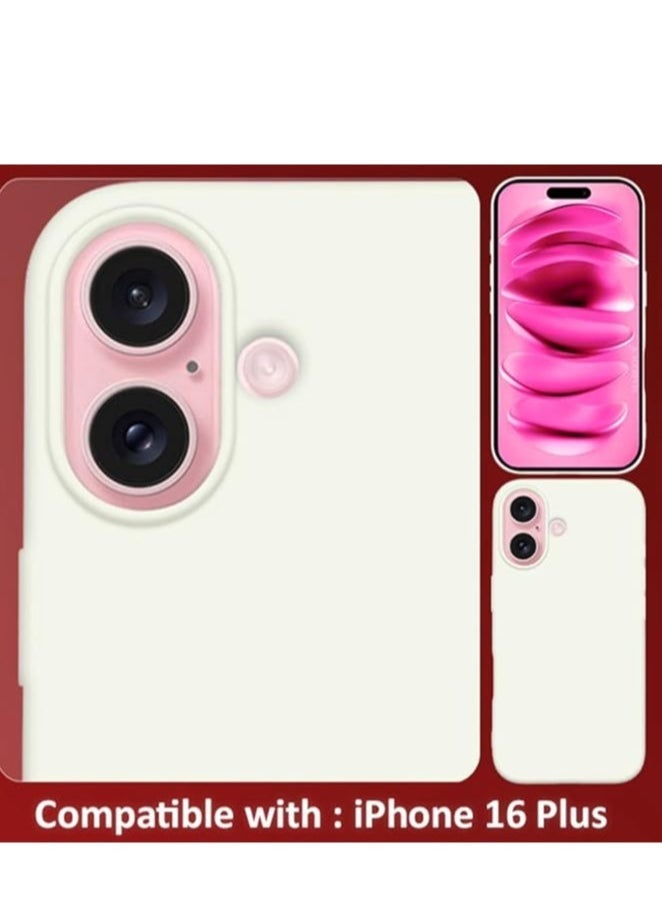 JAJEEK "New Liquid Silicone Case for iPhone 16 Plus – Ultra Slim Design, Soft Anti-Scratch Microfiber Lining & Drop Protection" - Image 5