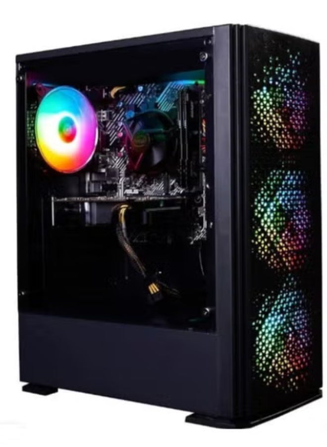 مجموعة كمبيوتر ألعاب مجدد مع شاشة LED مقاس 22 بوصة، معالج Intel Core i5، ذاكرة 8 جيجابايت DDR4، قرص SSD سعة 240 جيجابايت، قرص HDD سعة 500 جيجابايت، بطاقة رسومات GT710 بذاكرة 2 جيجابايت DDR5، نظام Windows 10 إصدار 64 بت، واي فاي، HDMI وUSB 3.0 - Image 2