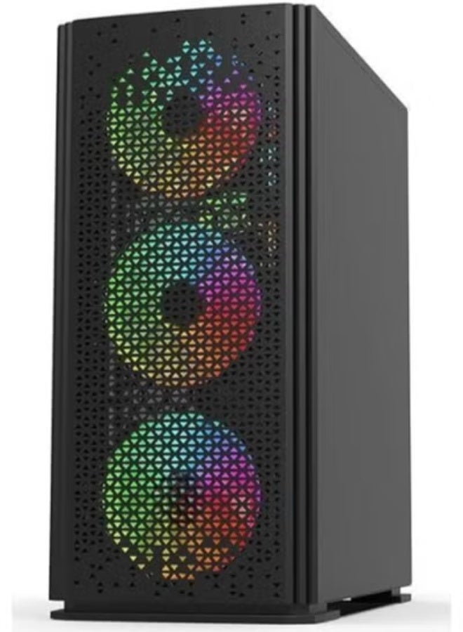 مجموعة كمبيوتر ألعاب مجدد مع شاشة LED مقاس 22 بوصة، معالج Intel Core i5، ذاكرة 8 جيجابايت DDR4، قرص SSD سعة 240 جيجابايت، قرص HDD سعة 500 جيجابايت، بطاقة رسومات GT710 بذاكرة 2 جيجابايت DDR5، نظام Windows 10 إصدار 64 بت، واي فاي، HDMI وUSB 3.0 - Image 3