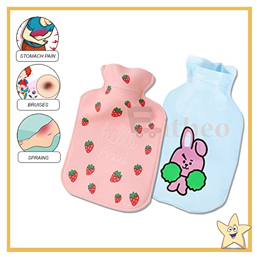 Eitheo Cute Small Pain Relief Heating Pad Joint & Muscles Pain | Pack 5 | Heating pad for back pain | Full Body Pain Relief | Hot Bags for Injury | Body Massage for Men & Women | Hot Bottle Water Bag | PVC Water Bag Assorted - Image 5