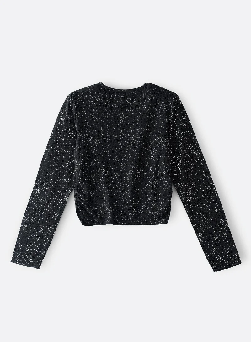 Jelliene Knit top with glitter effect
