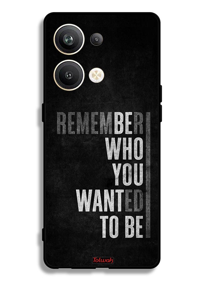 Tolwak Oppo Reno9 Pro Plus 5G Protective Case Cover Remember Who You Wanted To Be - Image 2