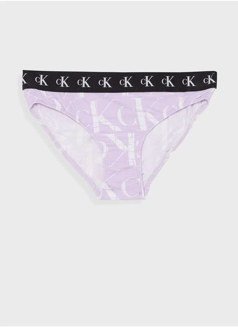 CALVIN KLEIN Kids 2 Pack Assorted Bikini Bottom