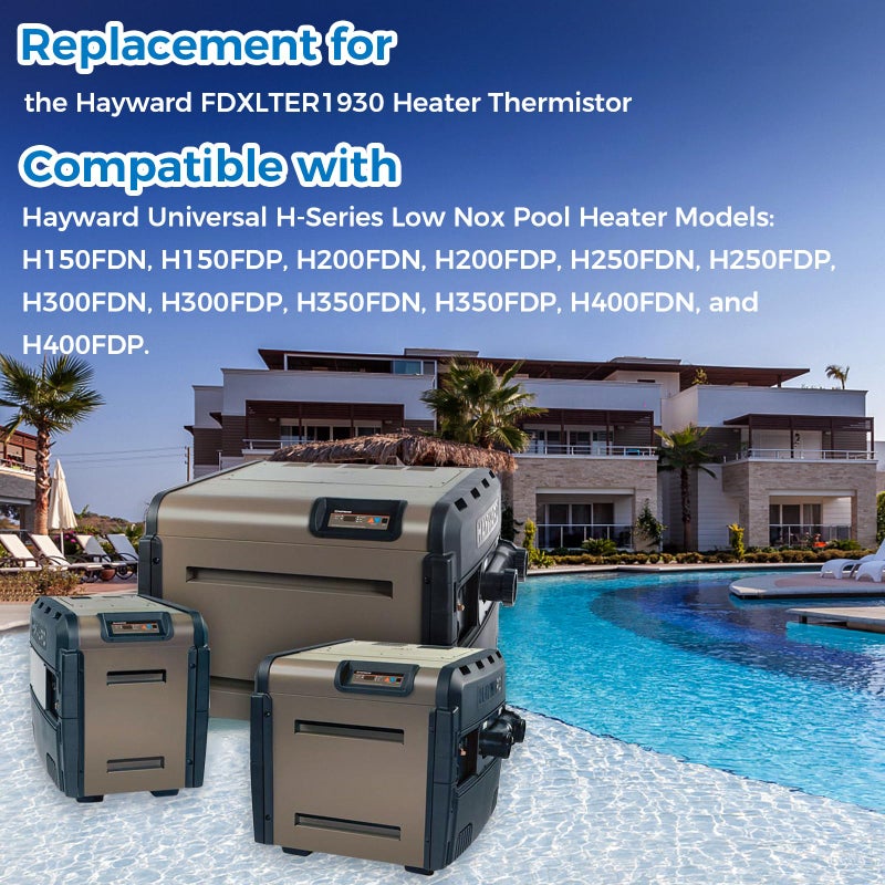 Lemfema FDXLTER1930 Heater Thermistor Compatible with Hayward H-Series Low Nox Pool Heater Models: H150FDN H200FDN H250FDN H300FDN H350FDN H400FDN - Image 5