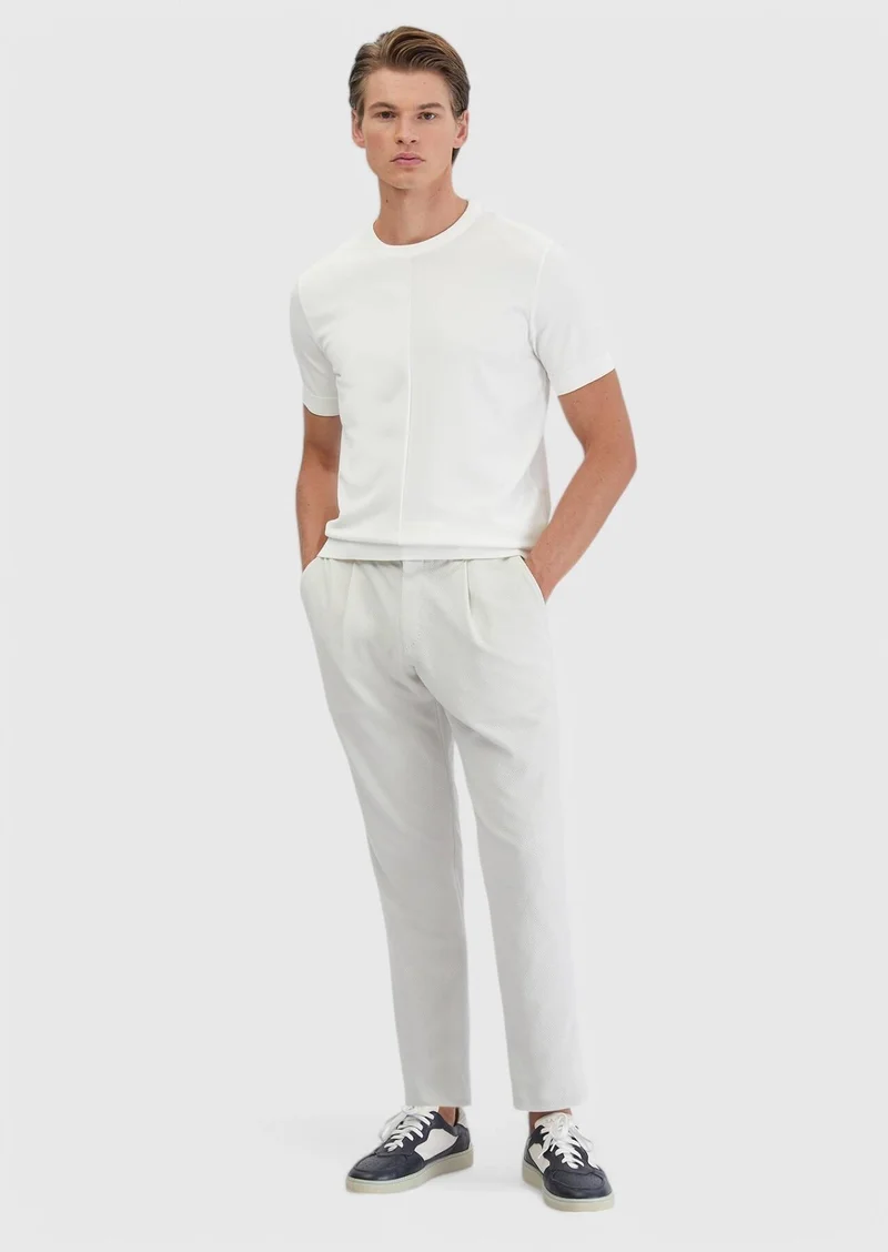 RAMSEY Ecru Knitwear