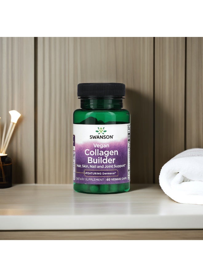 SWANSON Vegan Collagen Builder 60 Veggie Capsules - Image 3