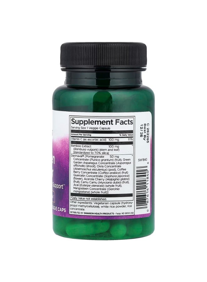 SWANSON Vegan Collagen Builder 60 Veggie Capsules - Image 4