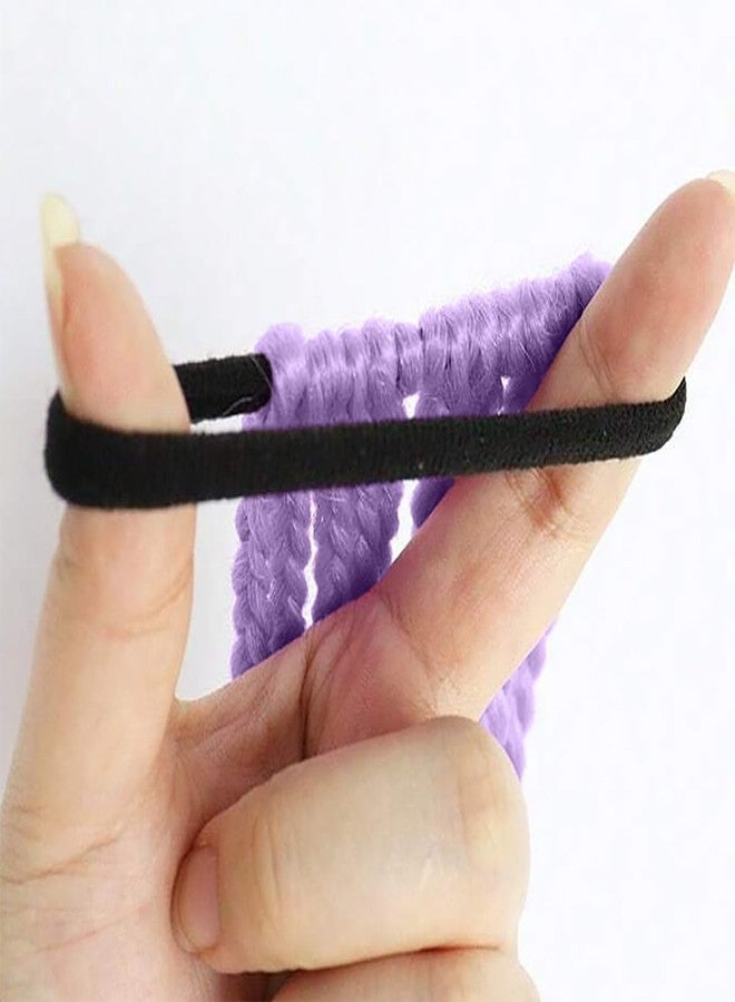 SYGA Girl Wig Headwear Kids Twist Braid Rope Ponytail Hair extension Styling Princess Baby Children Rubber Bands Hair Accessories (Gradient Lavender) - Image 4