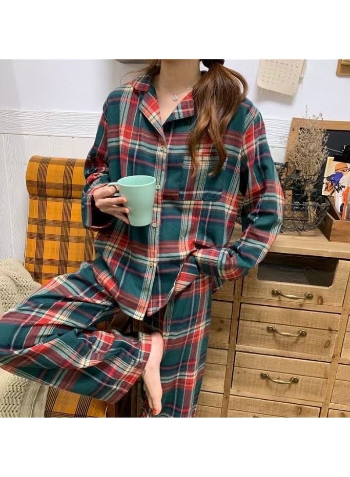 Beauenty Womens Pajamas Set 2 Piece Button Down Pjs Soft Long Sleeve Top and Pants Sleepwear Set Girls  Lounge Sets  - Image 2