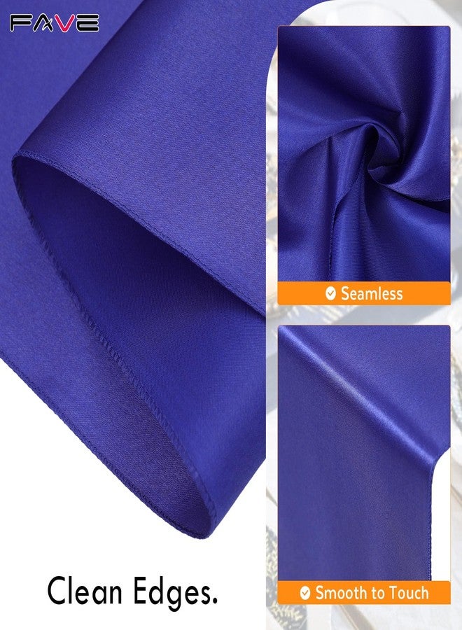 FAVE Blue Satin Table Runner 12x108 Inch 3-Pack, Disposable Table Runners for Wedding, Baby Shower, Birthday Party Decor - Image 4