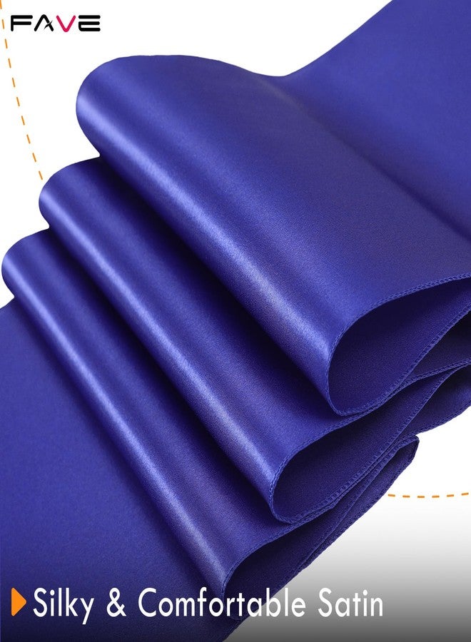 FAVE Blue Satin Table Runner 12x108 Inch 3-Pack, Disposable Table Runners for Wedding, Baby Shower, Birthday Party Decor - Image 5