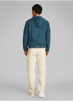 CALVIN KLEIN Men's Windbreaker Jacket - Polyester, Blue  - Image 4