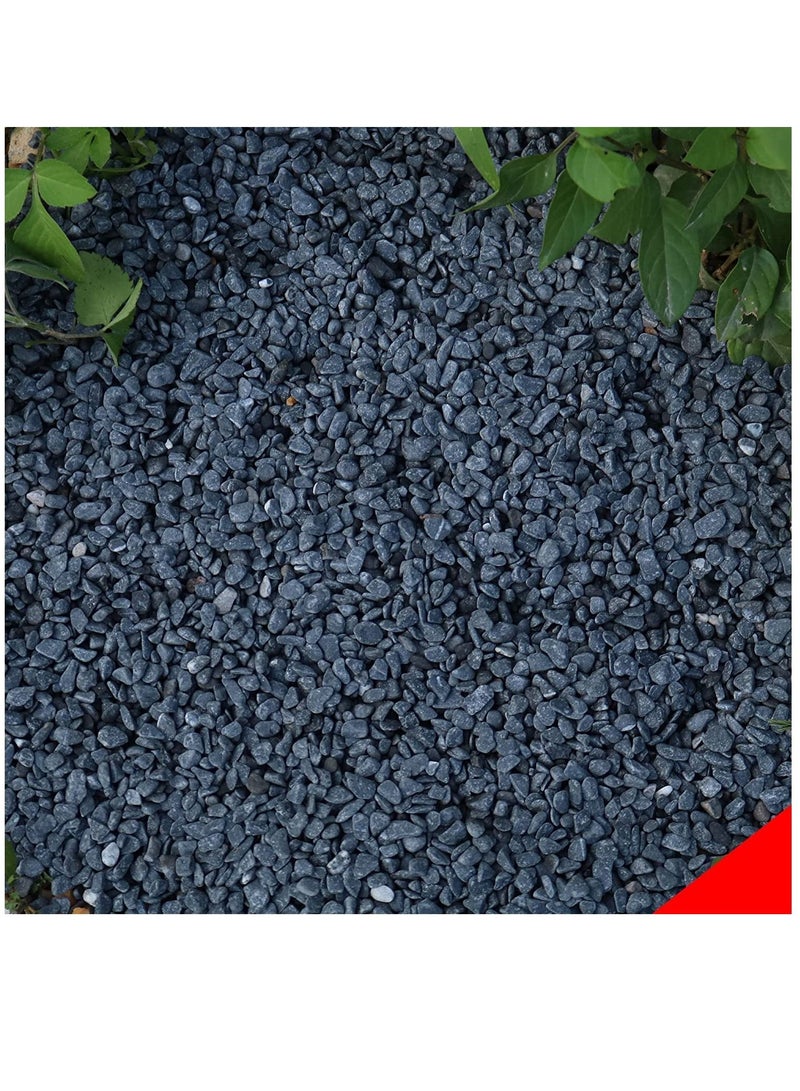 Black Decorative Pebbles Natural River Rock Pebbles for Plants, Home DIY Decor,Aquarium Gravel,Vase Fillers,Fairy Garden,Landscaping Outdoor Stones 3-5mm (5KG) - Image 4