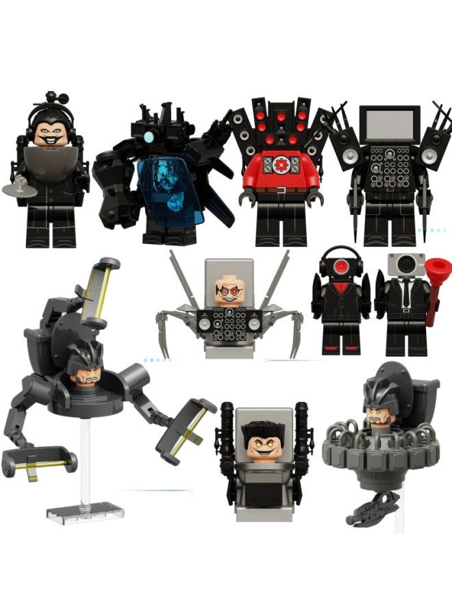 Huge Titan TV Man 3.0 Lightning Toilet Man Flying Monitor Man Boy Audio Man Assembled Toys-Color:Lg0079 Titan Clock King  - Image 4