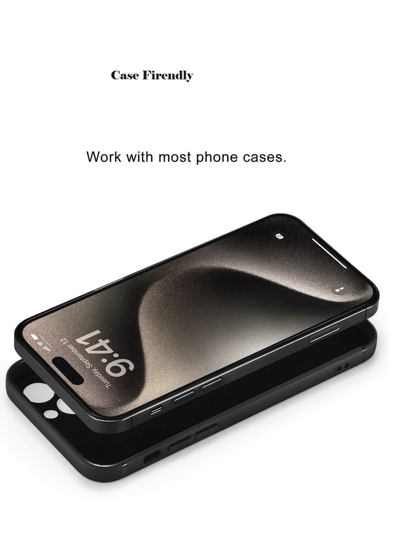واقي شاشة Xtiger 9H Hardness Matte Privacy Explosion Proof من الزجاج المقوى لهاتف Apple iPhone 15 Pro - تغطية كاملة ومضاد للصدمات ومضاد لبصمات الأصابع ومقاوم للتلطخ