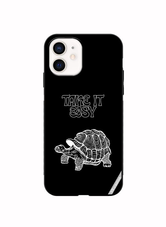 VR CREATIVE Protective Case Cover For Apple iPhone 12 Take It Easy Design Multicolour - Image 1