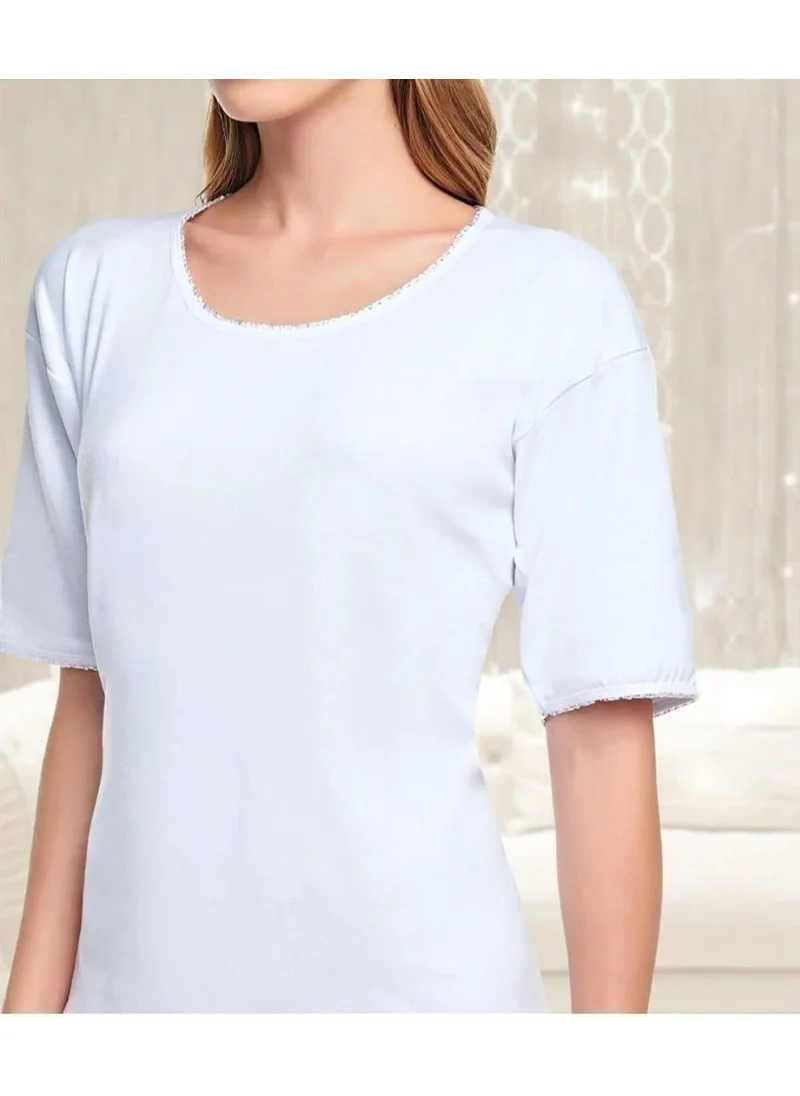 Tutku Passion 0141 Women's Half Sleeve Undershirt 6 Pieces