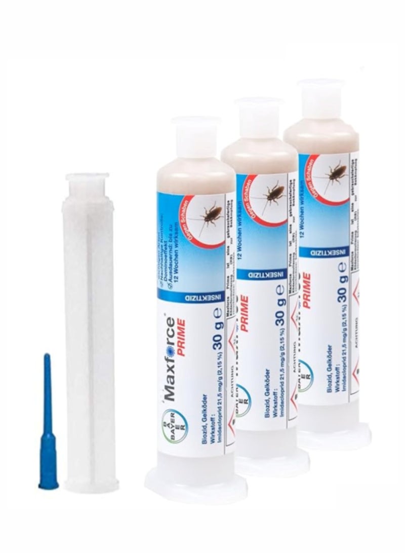 Maxforce Prime Cockroach Gel 3 Tubes 3x30g