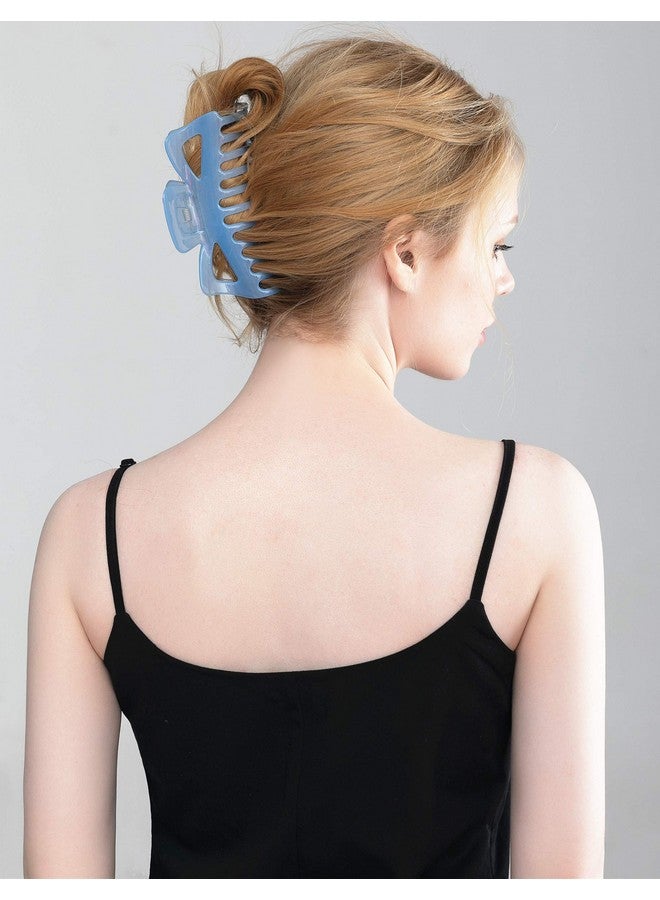 Prettyou Thick Hair Super Large Clips Crystal Plastic Claw Clamps Hairgrips Clips Accessories For Women 2 Pack. (C) - Image 3