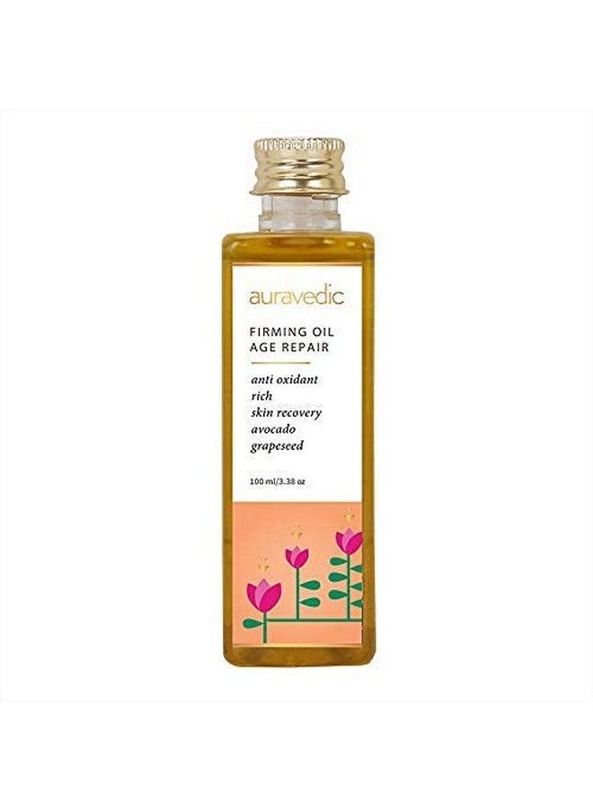 Auravedic Firming Anti Aging Oil 100Ml With Avocado Oil/Grapeseed Oil For Face/Body/Firms/Tones Skin For Men/Women (Paraben Free)  - Image 1