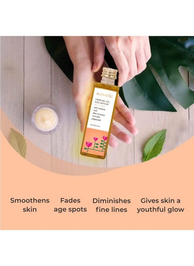Auravedic Firming Anti Aging Oil 100Ml With Avocado Oil/Grapeseed Oil For Face/Body/Firms/Tones Skin For Men/Women (Paraben Free)  - Image 4